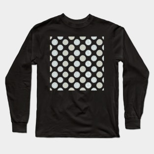 Hand Drawn Abstract Circles and Flowers Long Sleeve T-Shirt